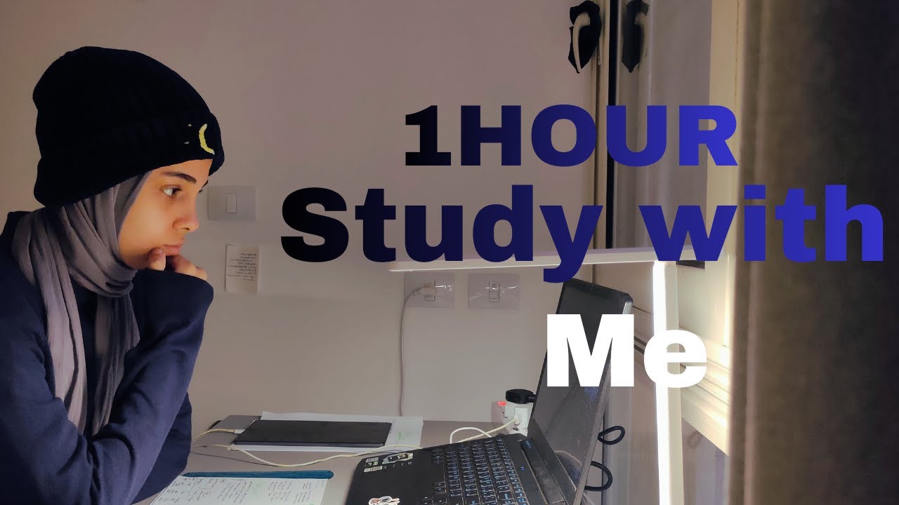 📚 Come And Study With Me LIVE | 1 HOUR Pomodoro 50/10 | Rain Sound & Quran❤️