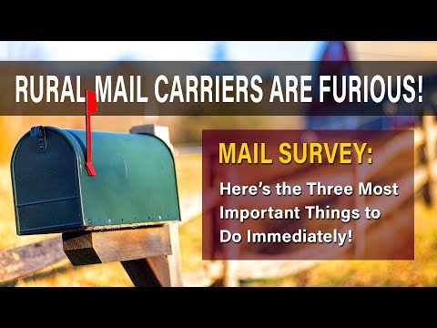 Video: Ali so podeželski poštni prevozniki zvezni uslužbenci?