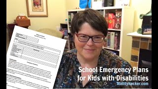 School Emergency Planning for Kids with Disabilities