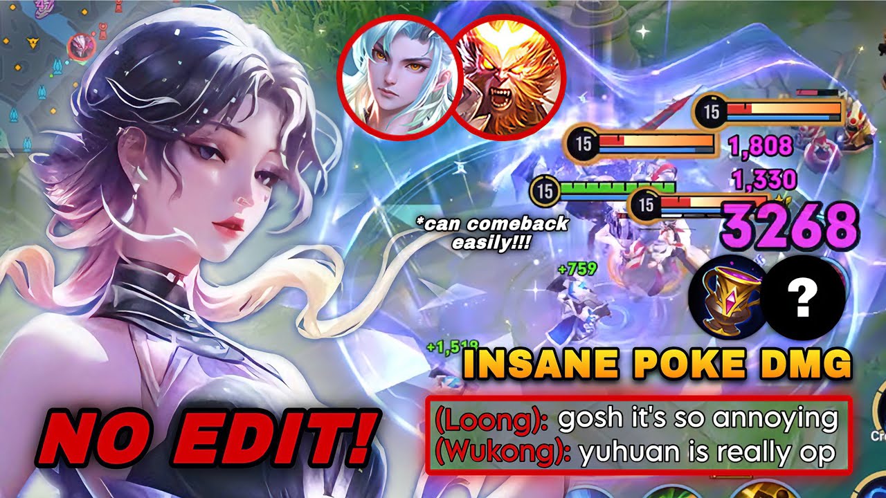 NO EDIT! CHINA YUHUAN INSANE POKE DAMAGE CAN EASILY COMEBACK IN GM 250 ⭐️ | YUHUAN BUILD & ARCANA