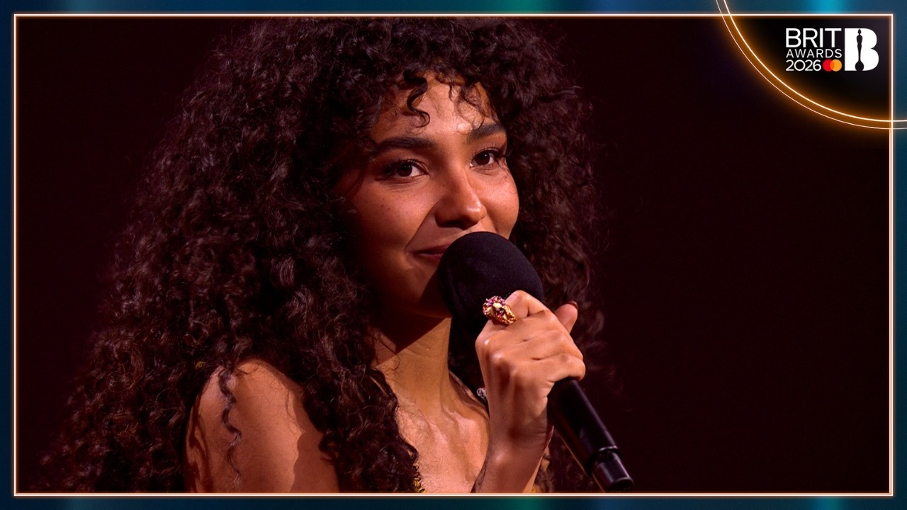 Olivia Dean's Reaction to Winning Mastercard Album Of The Year | The BRIT Awards 2026