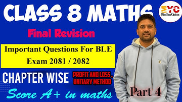 Final Revision For Class 8 BLE Math Exam by MindYourChoices | ble set of class 8 2081