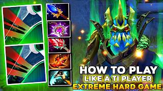 How to Play LIKE A TI PLAYER Extreme Hard GAME [ WRAITH KING ] Counter Build Dota 2 screenshot 5