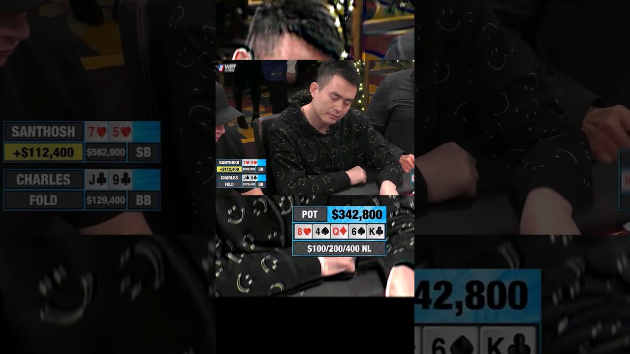 Charles Makes a HUGE Bluff vs Santhosh ♤  