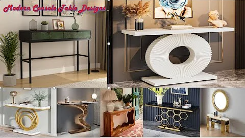 Modern Console Table Designs