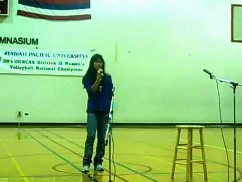 St. Andrew's Priory's Krista Chang sings "On My Ow...