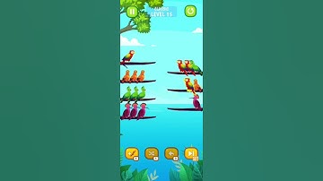 Bird 🐦 sort puzzle Level 15