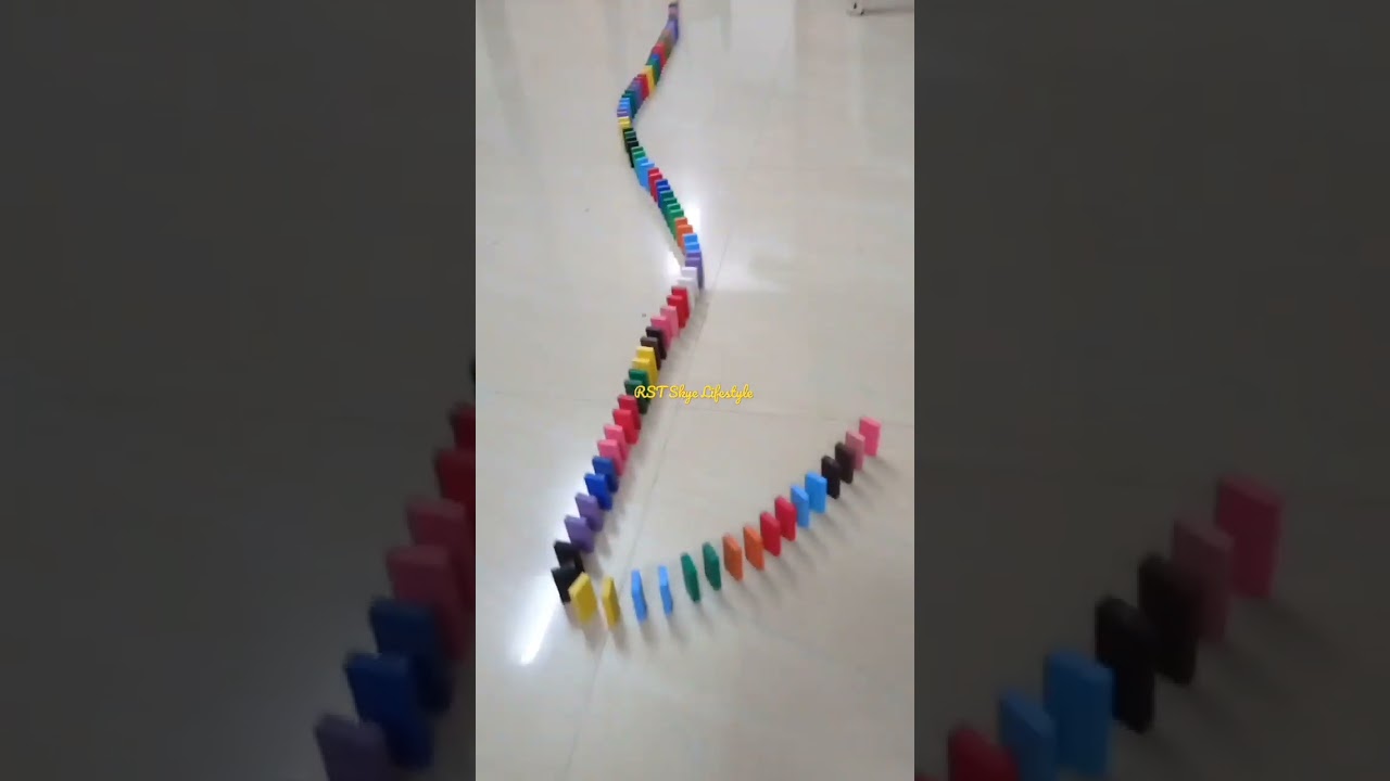 Dominoes Wooden Blocks Tricks/Domino's Chain Reaction New Creations