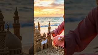 Islamic Short  Of A Girl Making Beautiful Masjid islamicshorts islamicknowledge dailyquran
