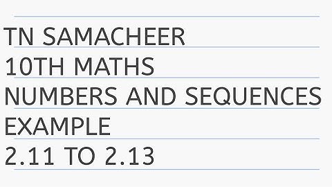 10th maths example 2.11 to 2.13
