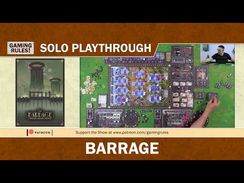 Barrage - Gaming Rules! Solo Playthrough