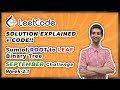 Sum of Root To Leaf Binary Numbers - LeetCode September Challenge Week 2.1