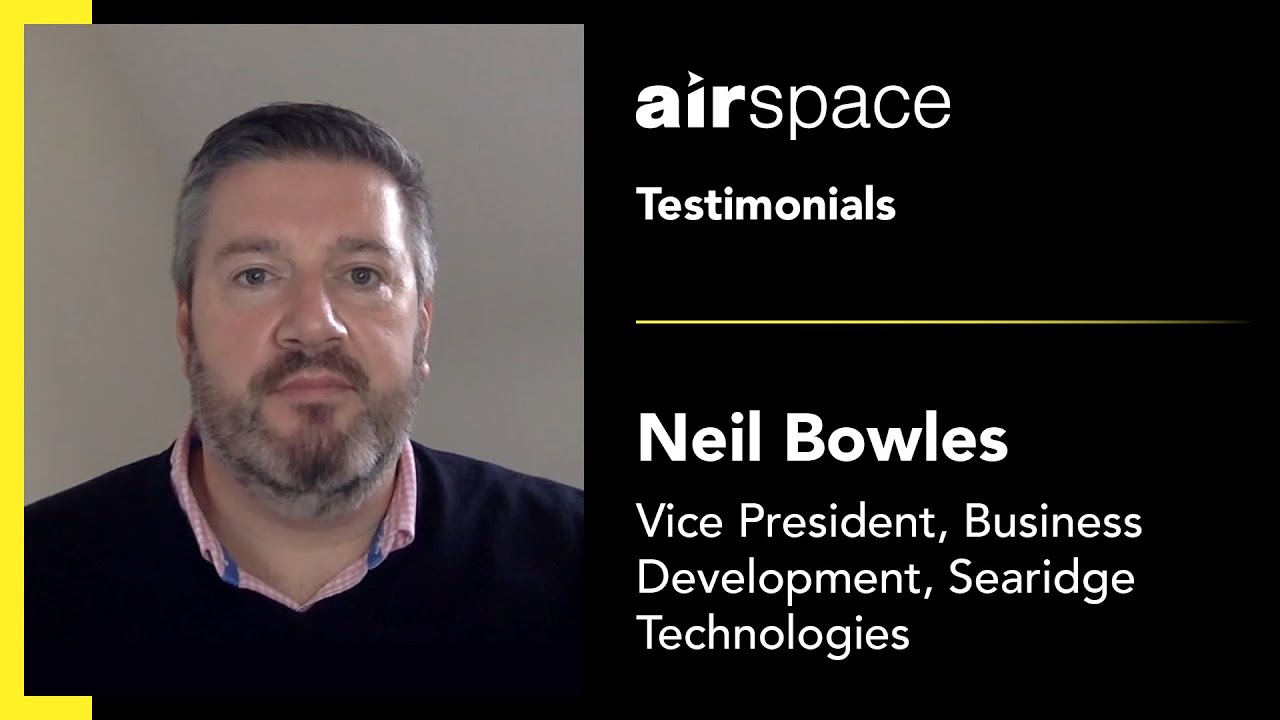 Neil Bowles, VP Business Development at Searidge Technologies, on airspace magazine