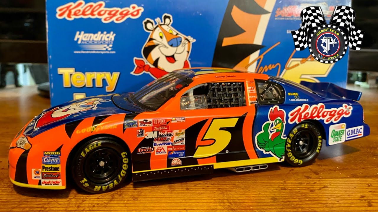 2001 Terry Labonte Kellogg's Chevrolet Monte Carlo 1/24 - YouTube