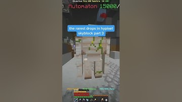 The rarest drop in hypixel skyblock?? (real) #shorts
