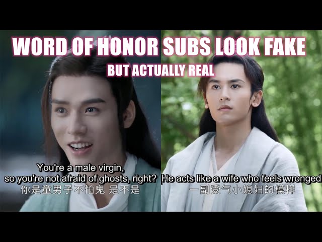#wordofhonor subs look fake but actually real class=