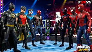 Spider-Verse vs Batman's Family – Ultimate Multiverse Battle | Who Will Survive