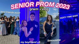 SENIOR PROM 2023 | pre-prom grwm & vlog