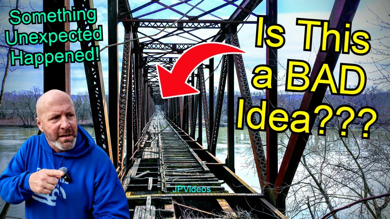 Something COMPLETELY UNEXPECTED Happened While Filming! Abandoned Train Bridge