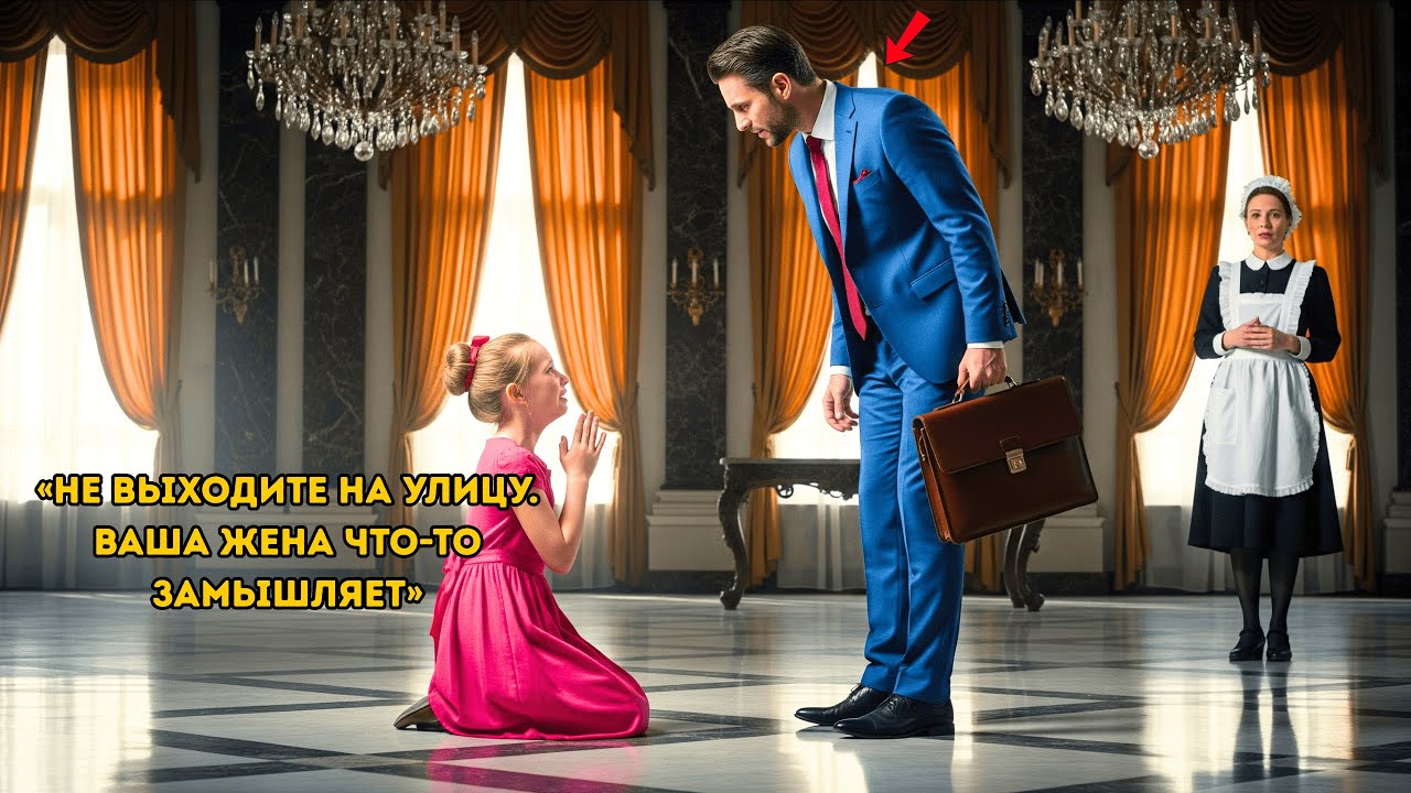 «Пожалуйста, не выходите!» — прошептала девочка. Миллиардер не знал, что его ждёт за дверью…