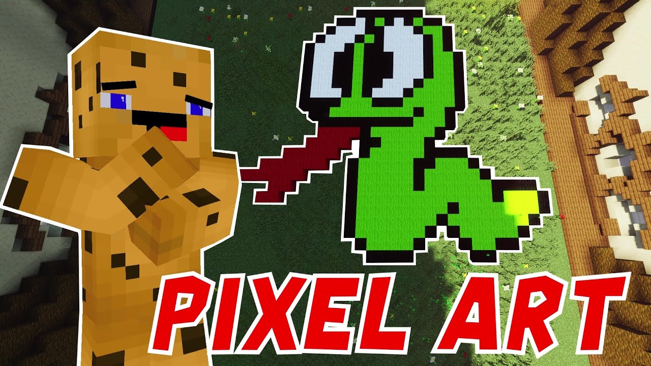 Minecraft Master Builders: Nur mit Pixel Art Bauen - YouTube