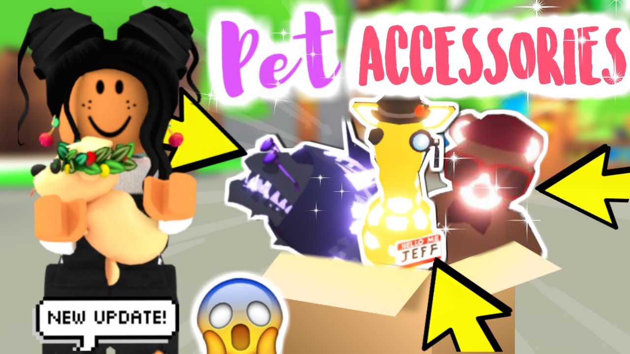 New All Of The Pet Accessories In Adopt Me First Look - ultra rare roblox adopt me pets list