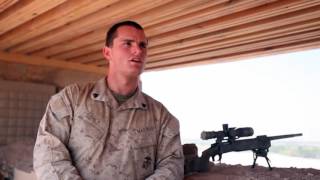 WorldGameCentre  ONE SHOT ONE KILL Marine Scout Sniper kills a Taliban sniper screenshot 5