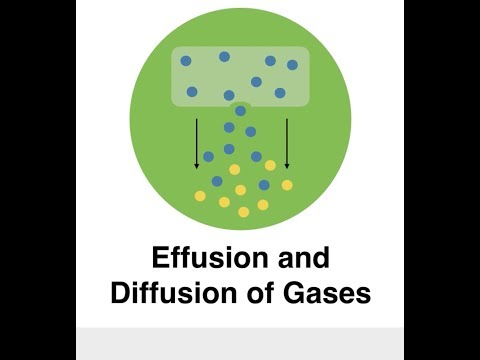Effusion and Diffusion of Gases
