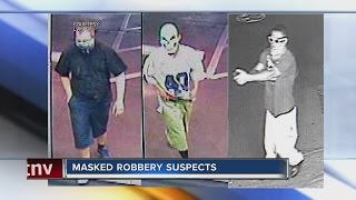 Officials search for 3 suspects in string of armed robberies