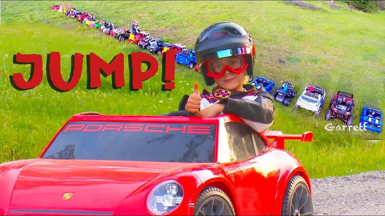 Power Wheels Jump with Porsche 911 GT3! YouTube