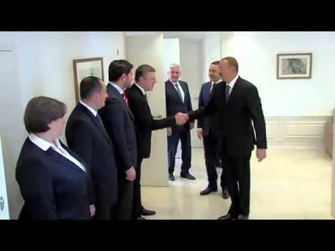 გაფართოებული შეხვედრა აზერბაიჯანის პრეზიდენტთან