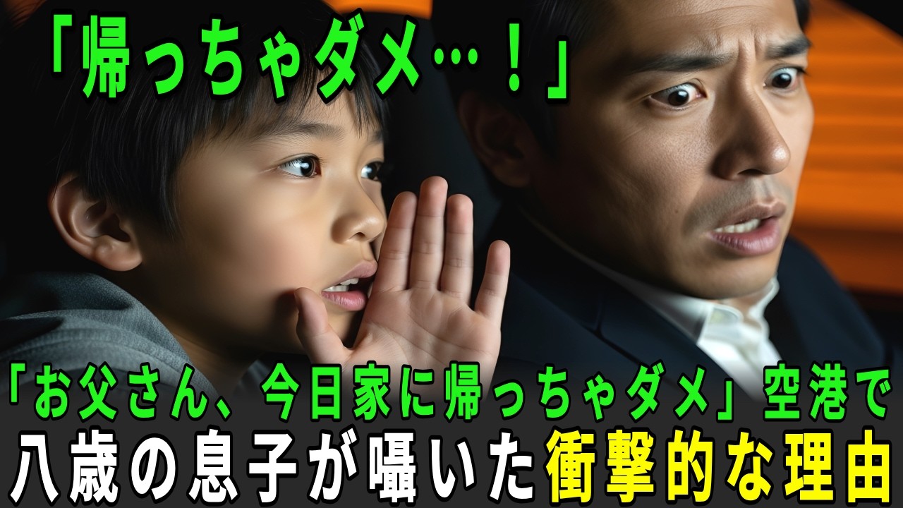 「お父さん、今日は家に帰っちゃダメだよ」空港で八歳の息子が囁いた衝撃的な理由