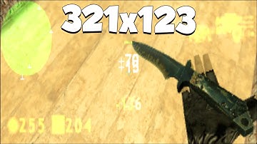 CS 1.6 : Resolution 321x123