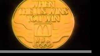 рекламы  mcdonalds   olympic games 1984