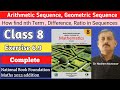 Class 8 Exercise 6 9 Ex 6 9 Arithmetic Sequence Geometric Sequence How Find Nth Term In A Sequence 