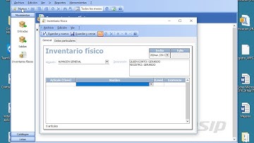 AGIN03 Inventarios físicos en Microsip