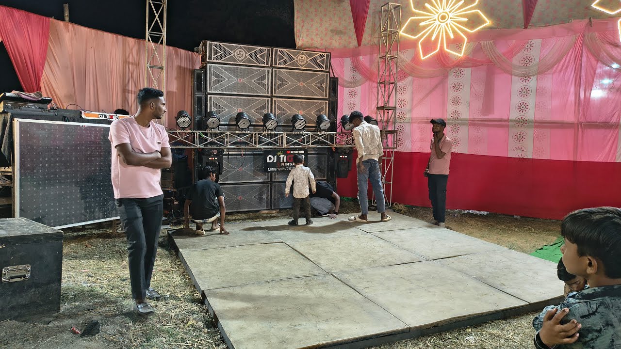 Today Party Setup Testing At Saharpura Dj Tiger Nirsa