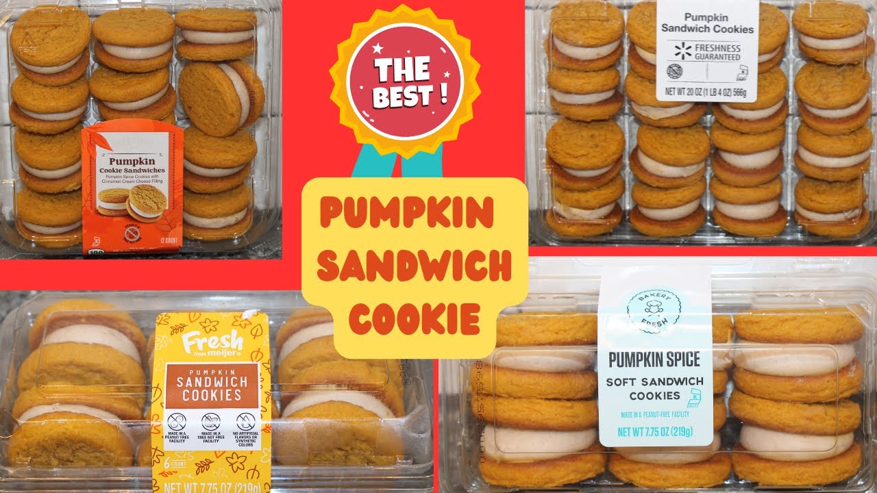 Who Makes The BEST Pumpkin Sandwich Cookie - Aldi, Walmart, Meijer or Kroger?