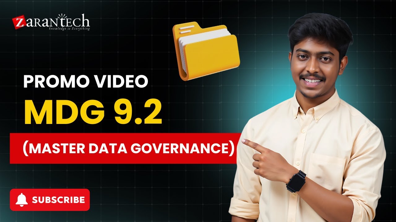 Promo Video | SAP MDG 9.2 (Master Data Governance) | ZaranTech DotCom