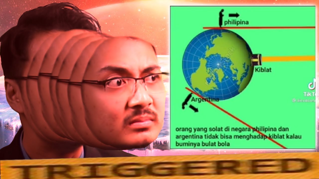 Gambar 'Teori' Bumi Leper paling Aku Bengang 😡