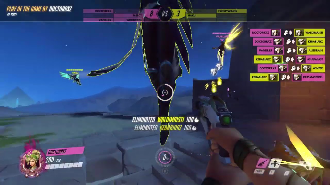 Overwatch 1 Punch (Mercy)