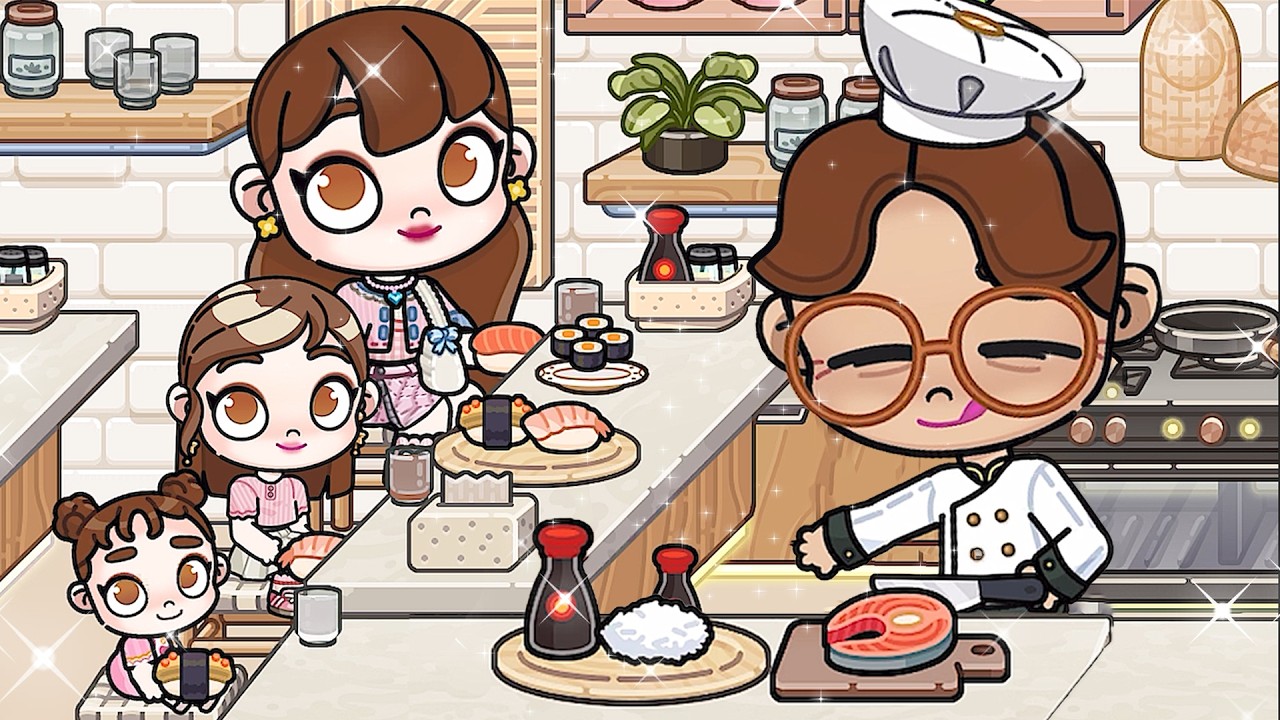 Single Mom’s Sushi Dinner Night 🍣✨ | Avatar World