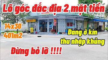 Đầu tư lợi nhuận , lô góc 2 mặt tiền 14x30m, đã cho thuê kín !!! @trantinbdsnhadatbinhduong (P18)