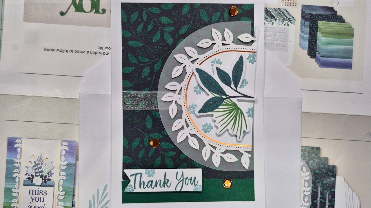 Видео №4 «Альтернатива Paper Pumpkin» за декабрь 2025 года с использованием краски Watercolor In ...