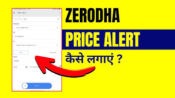 Zerodha Price Alert - Kya Hota Hai, Kaise Lagaye?