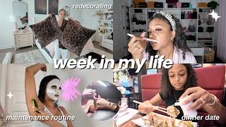 week in my life: maintenance reset nails, lashes + at home self care | amazon bedroom refresh