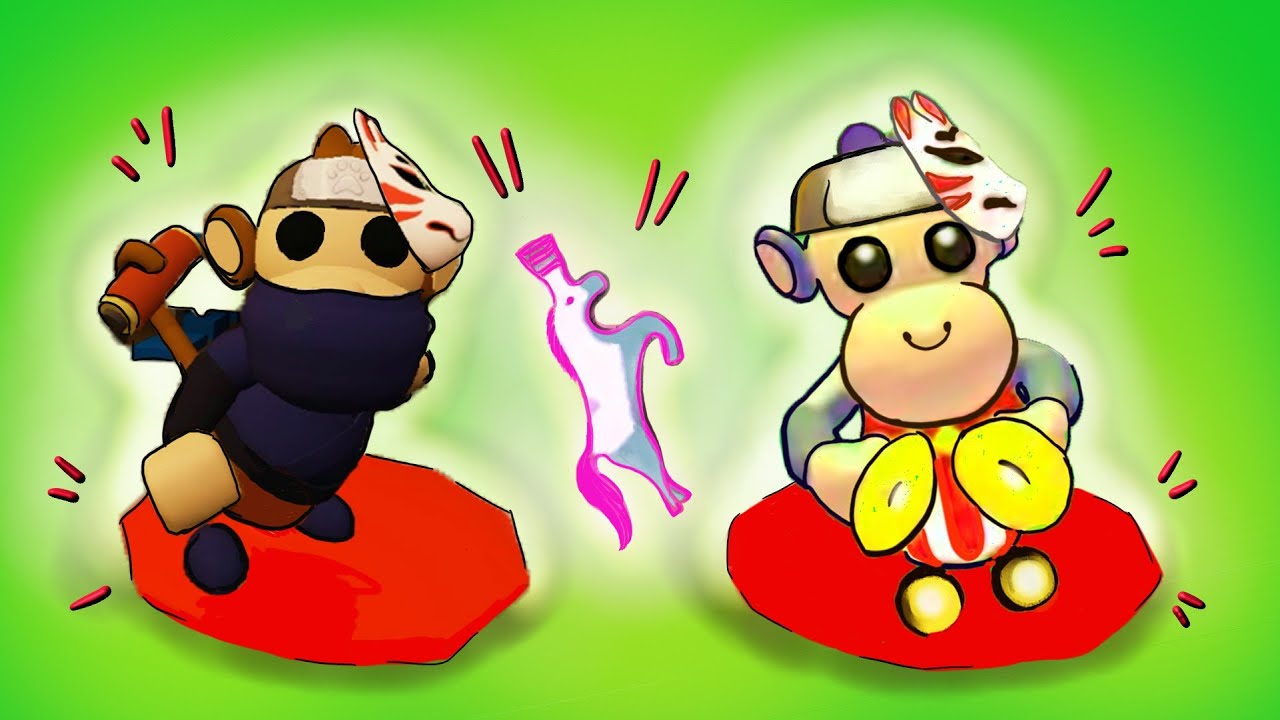 Интересно! Что дают за ниндзя райд обезьянку в роблокс! Трейд в АДОПТ ...