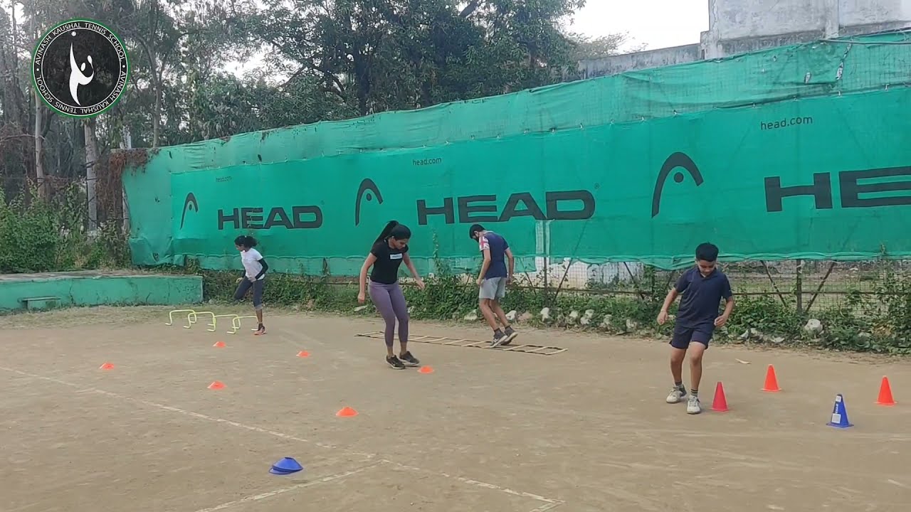 Agility And Balance Exercises | Tennis Exercises | Group Tennis Drills