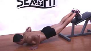Decline Explosive Push Up, Tutorial, Exercise Video, Workout, SEXioFIT Details
