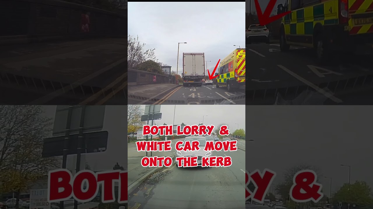 Emergency Vehicle Coming. Are We Supposed To Mount The Kerb?